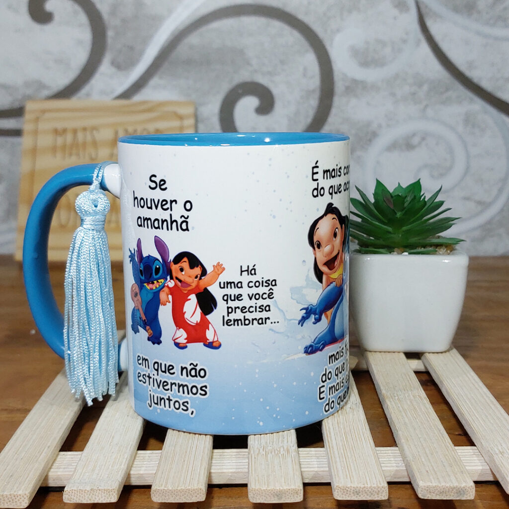 Arte Avulsa Stitch Se Houver Um Amanh Caneca Criativa