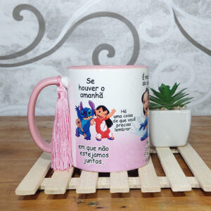 Arte Avulsa Stitch Se Houver Um Amanh Caneca Criativa