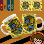 ARTE AVULSA - LUFA-LUFA HARRY POTTER CASAS 3D