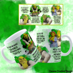 ARTE AVULSA - SHREK E FIONA SORRISO TORTO