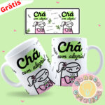 ARTE GRÁTIS - CHÁ COM ALEGRIA FLORK