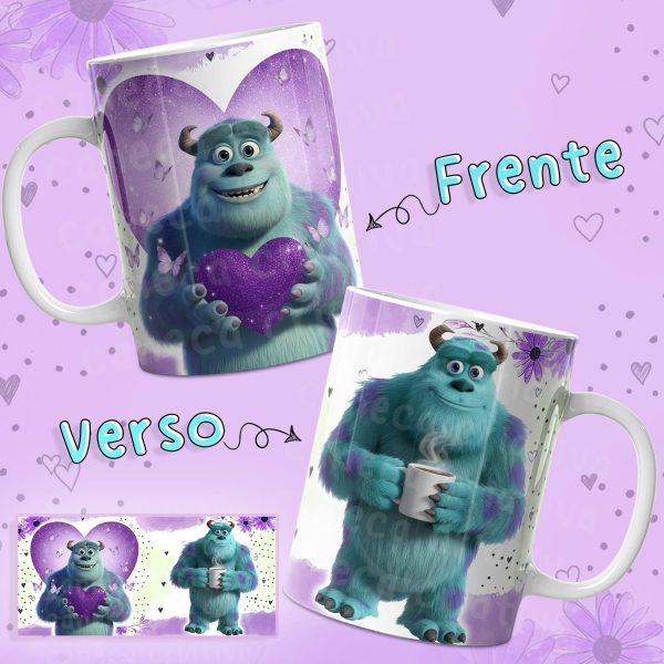 Arte Avulsa –  Monstros S.A. - Sullivan - Mike - Boo - Imagem 2